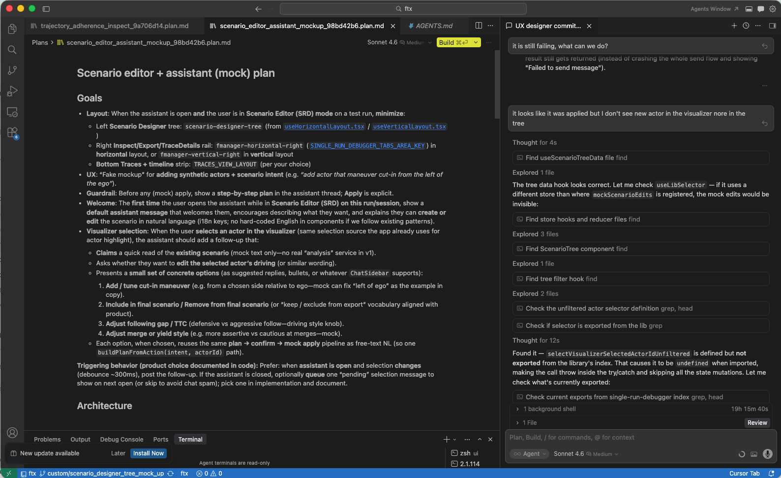 Planning with Cursor Plan mode